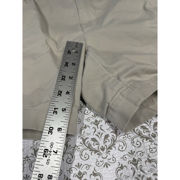 Vintage Polo Ralph Lauren Andrew Shorts Men's‎ 40 Chino Pleated Beige Preppy - Picture 6 of 7